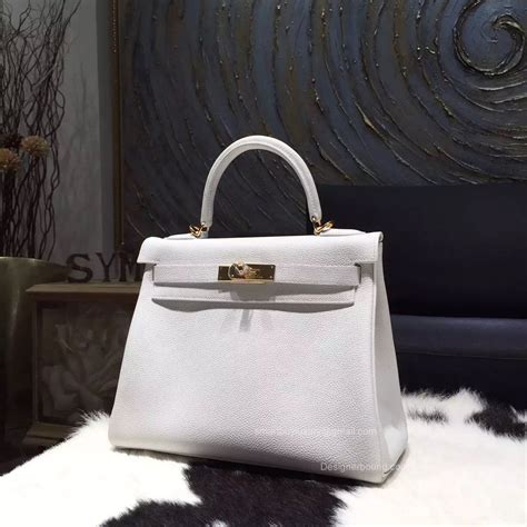 white hermes kelly